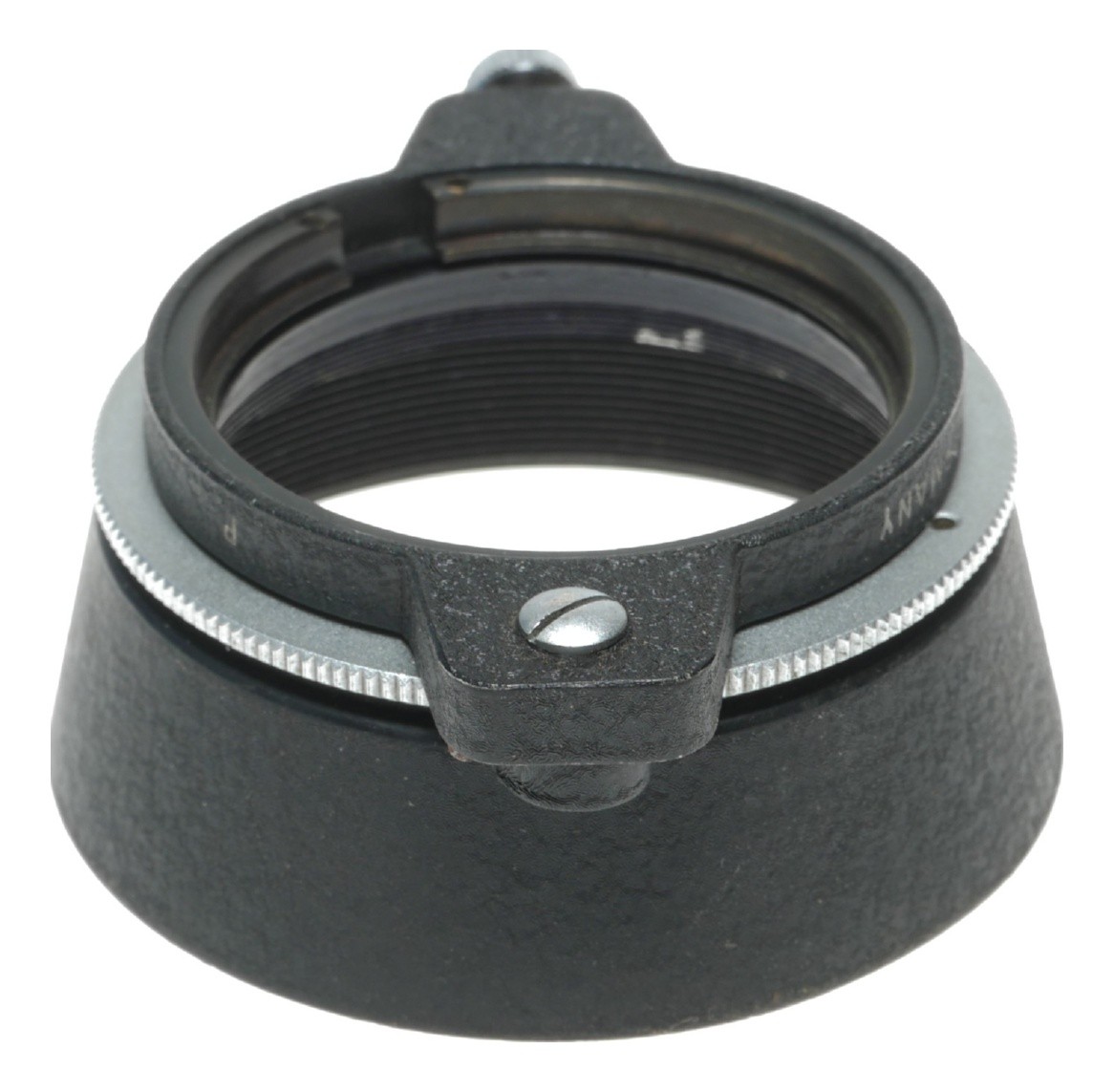 Leica camera lens polaroid filter 13352 x hood shade swing type