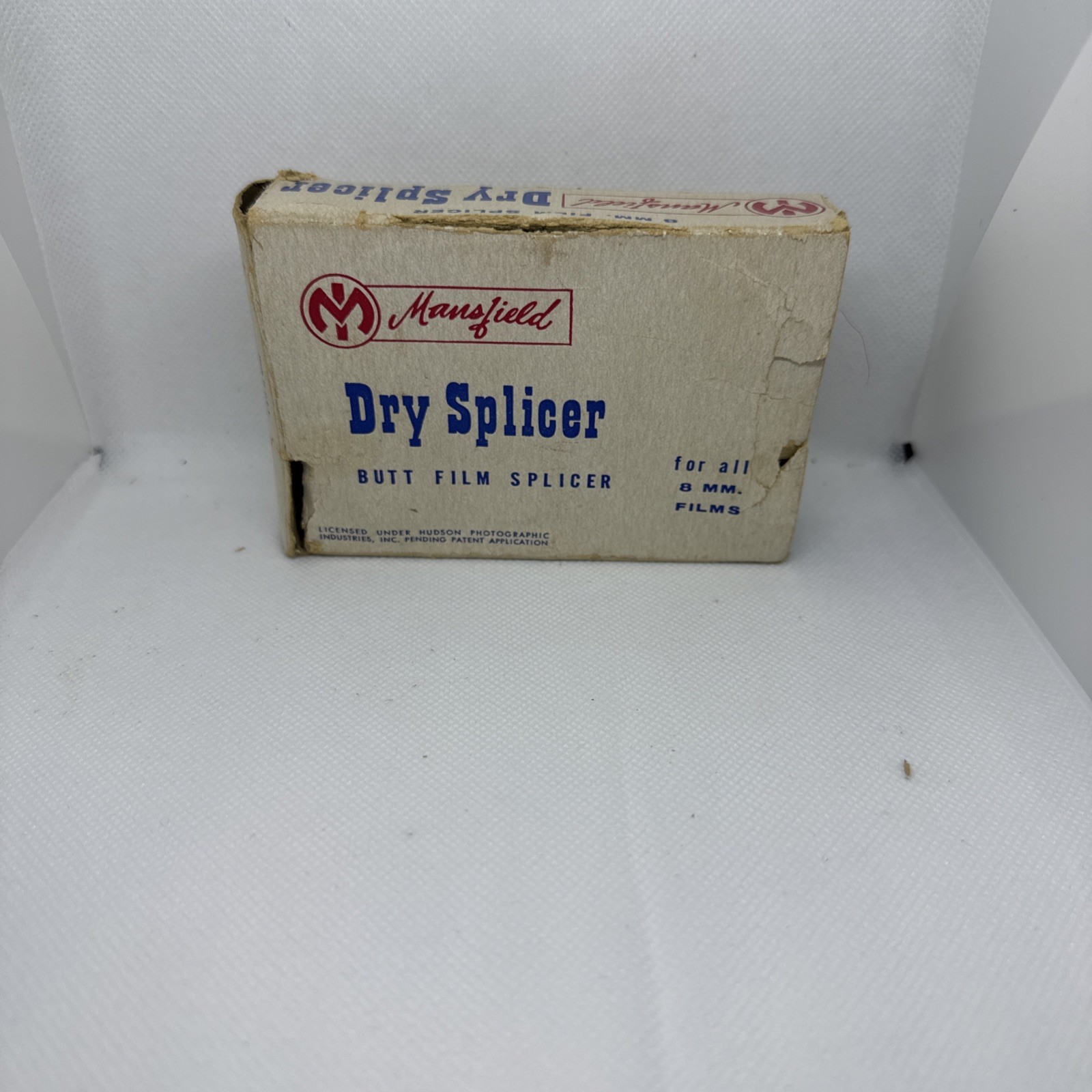 Mansfield Dry Splicer & Quik Splice Butt Film Splices 8mm Films Movies w/ boxes