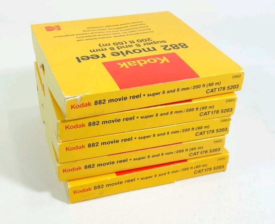 5 Kodak 882 Super 8mm and 8mm Movie Reals