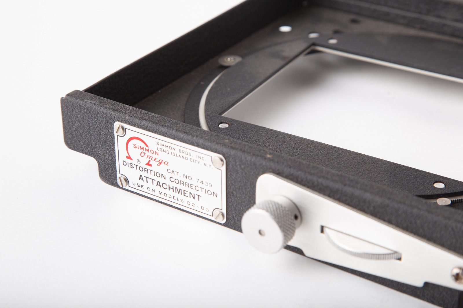 Omega Distortion Correction Device 7439 for Model D2-D3 Enlargers