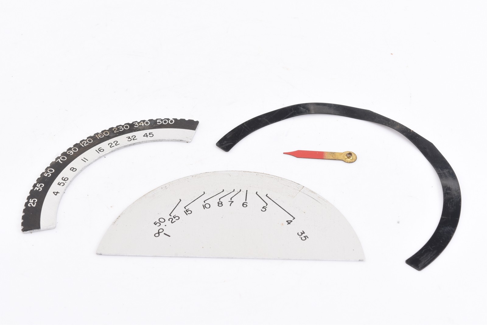 Graflex Super Graphic 4×5 Indicator Focusing Scale Exposure Guide V26