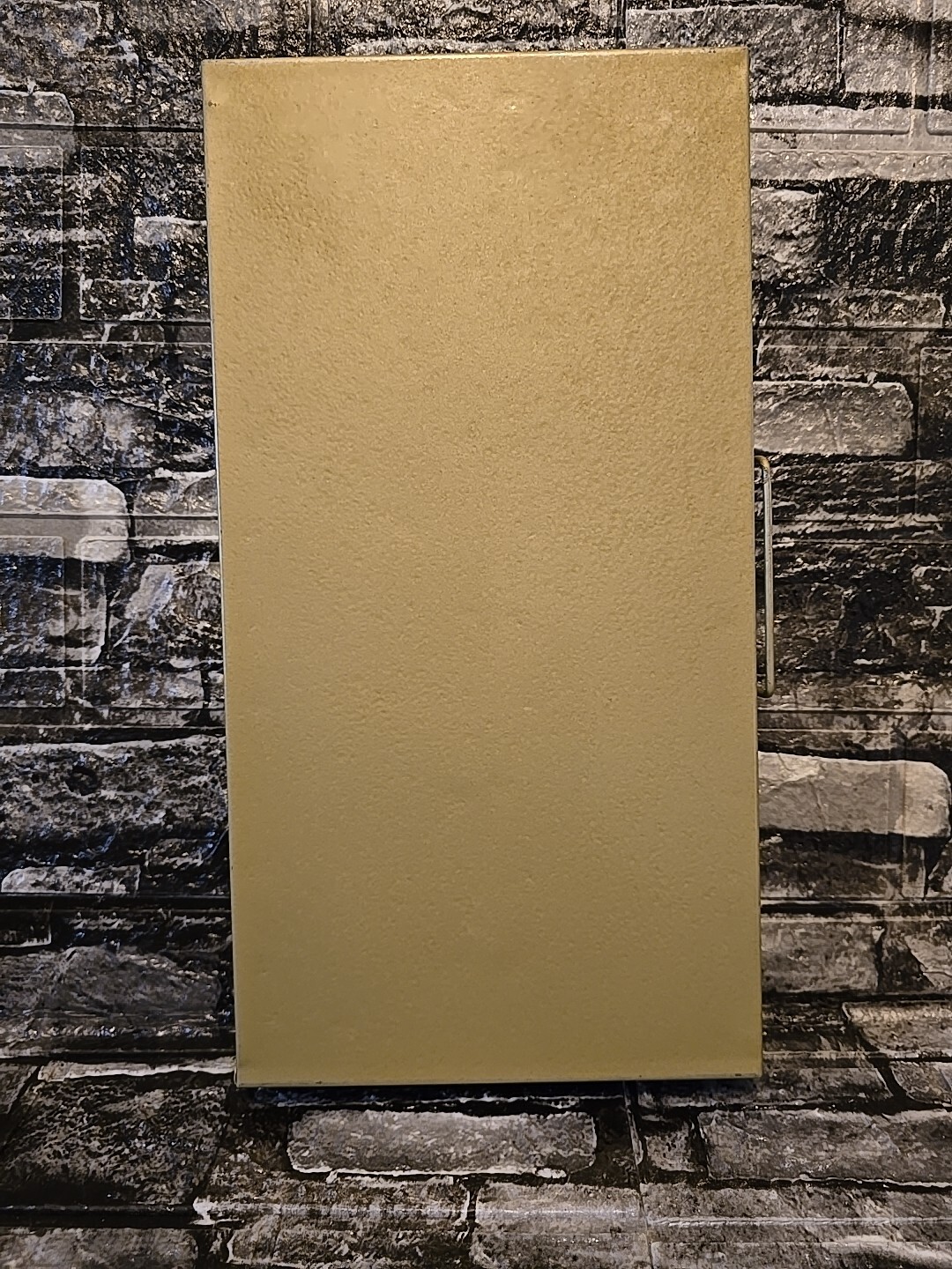 Vintage Logan Metal De Luxe 2 x 2 No. 110-115-1500I Slide File Box Gold