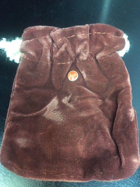 Leica Logo Maroon Accessories Case Small Soft Felt Pouch Leitz Wetzlar Germany