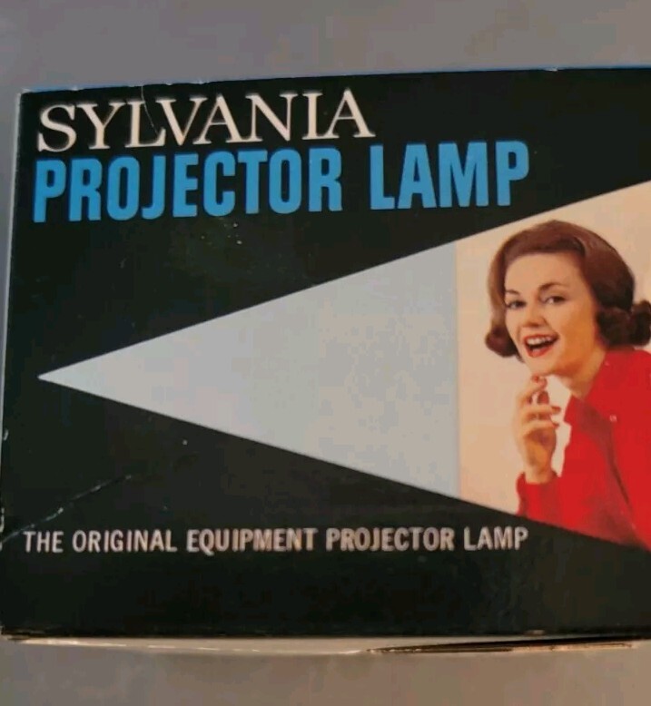 Vtg NEW NIB Sylvania Projector Lamp Bulb Tru Beam DNF 150 Watts 21V Movie Still
