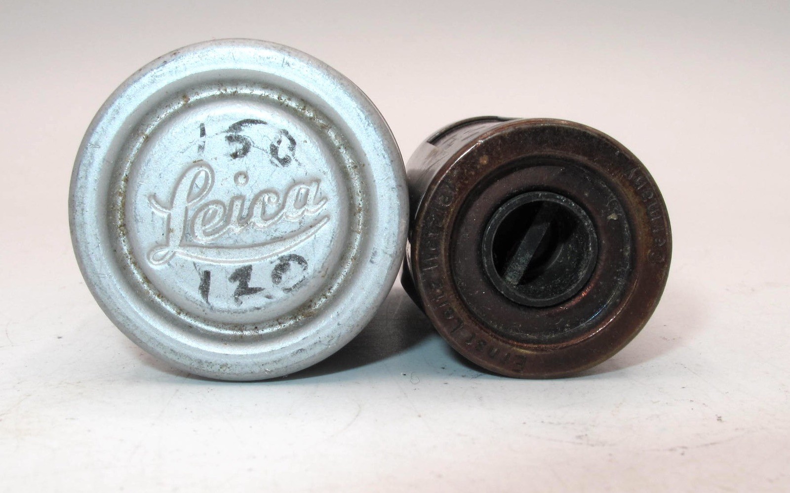 *VINTAGE* LEICA FILCA 35MM RELOADABLE FILM CASSETTE W/METAL CANISTER