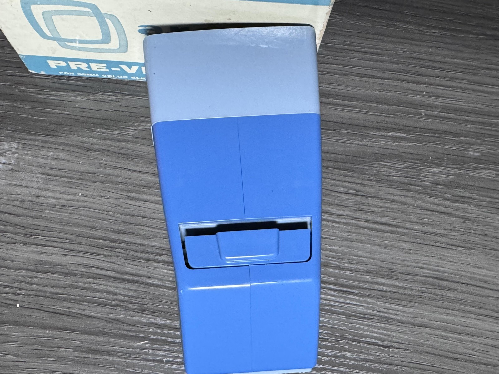 Vintage Argus Pre-Viewer IV Blue Slide Viewfinder 35mm 127 Color Slides USA