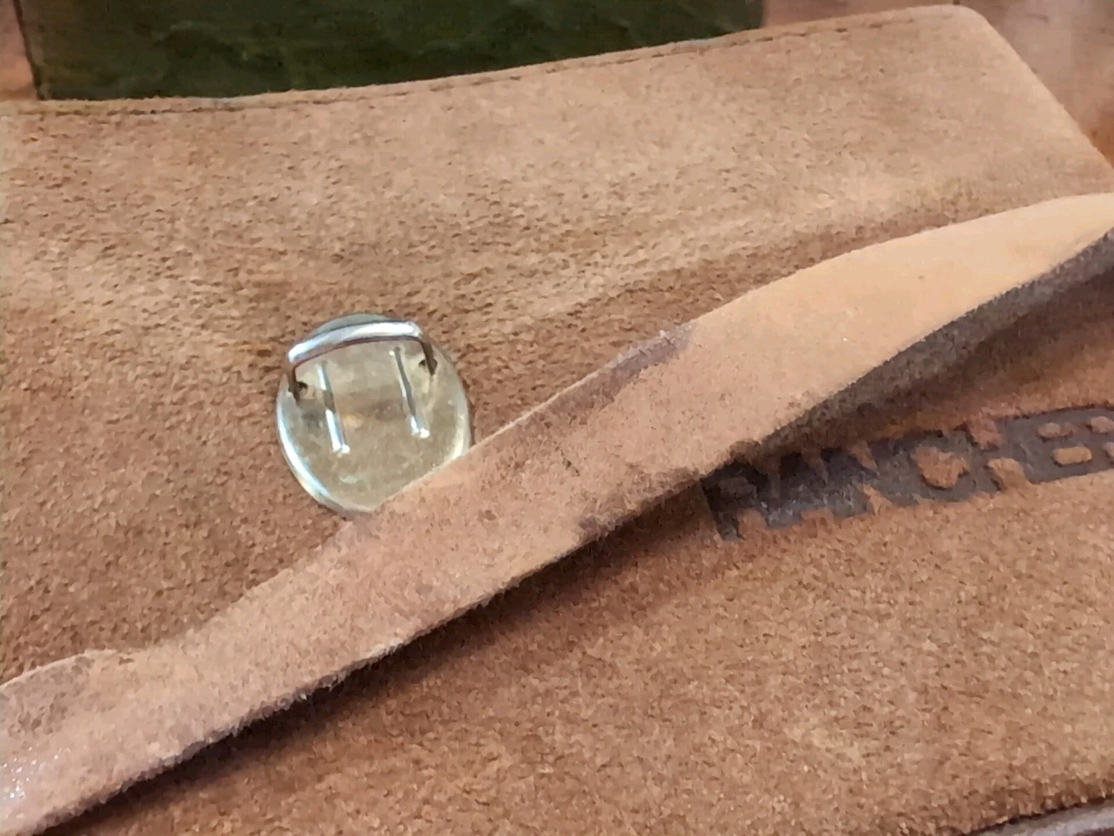R-600 Camera Case Ranchero Cowhide Vintage Genuine Leather Suede