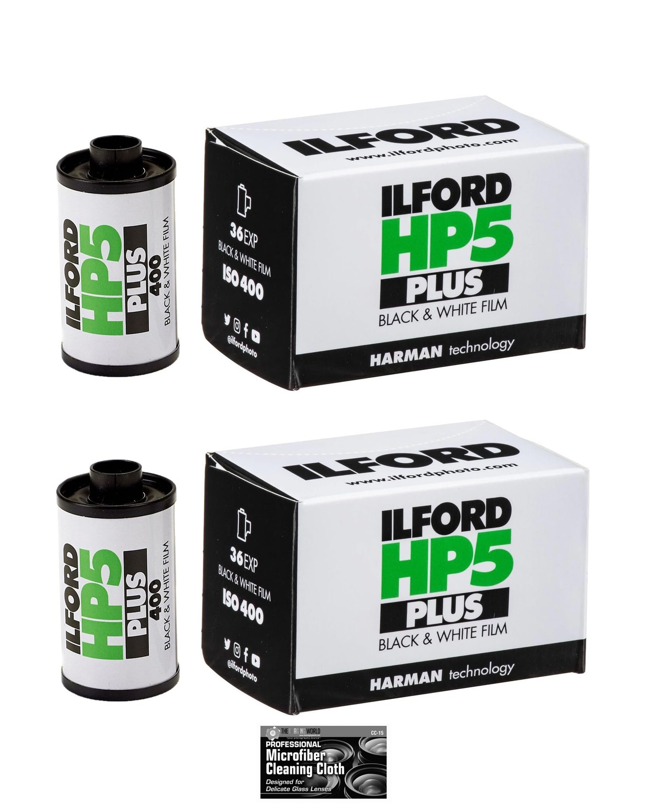Ilford HP5 Plus Black and White Negative Film 35mm Roll Film, 36 Exposures 2…