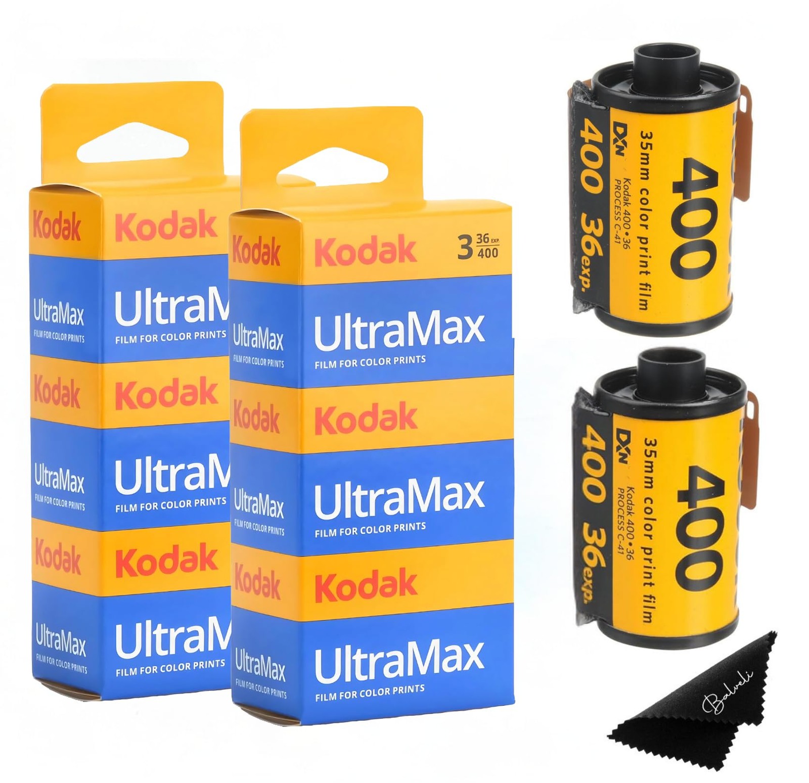 Kodak Ultramax 400 35mm Film – 6 Pack of 36 Exposure Rolls for 35mm Cameras