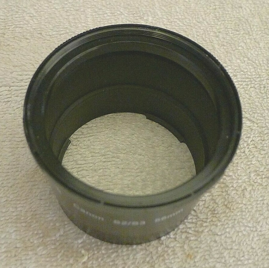 Adapter Tube for Canon S2/S3 58mm – Black Metal – Japan