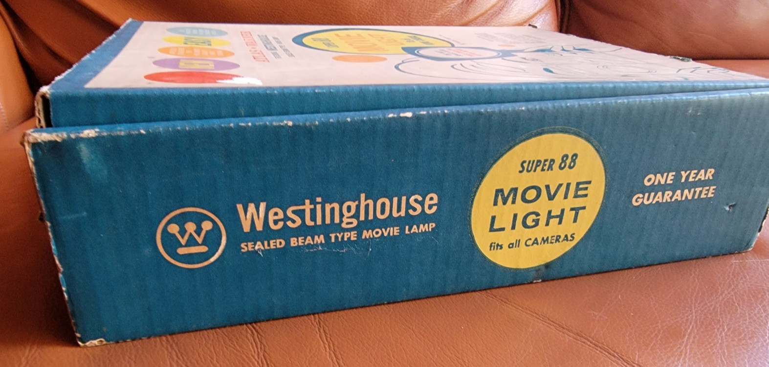 Atlas Warner General Electric Super 88 Movie Light-650w-Sealed Beam