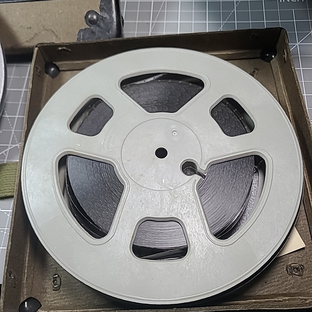 Vintage 16MM Film Shipping Case With Movie Reel Plus Extras.