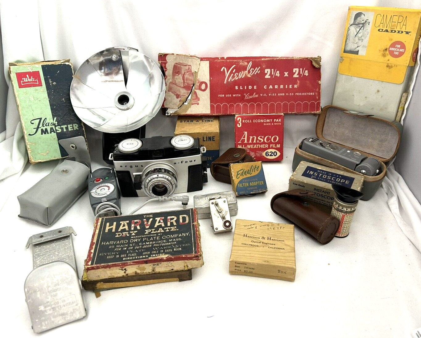 VINTAGE CAMERA ACCESSORIES FROM ESTATE SALE- SEE DETAILS AND PHOTOS