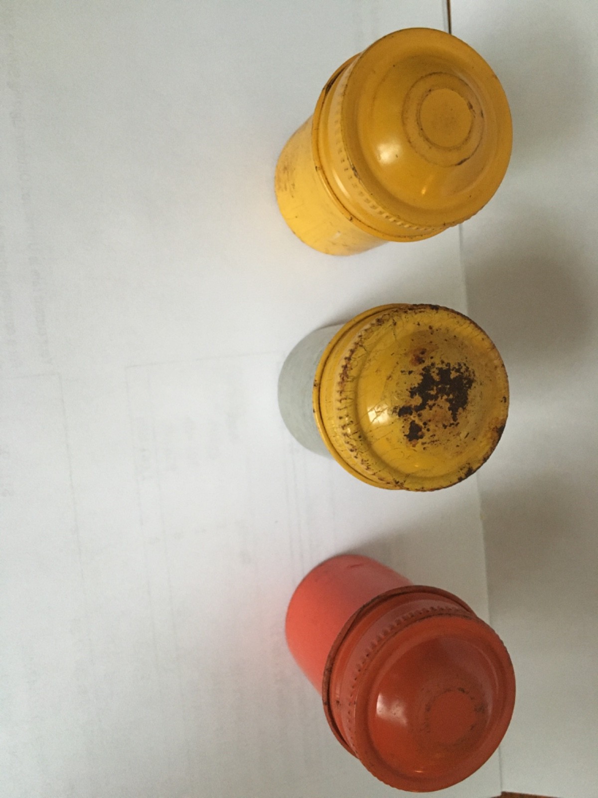 Vintage Film Canisters Lot of 3 Total-2 Kodak & 1 Unbranded