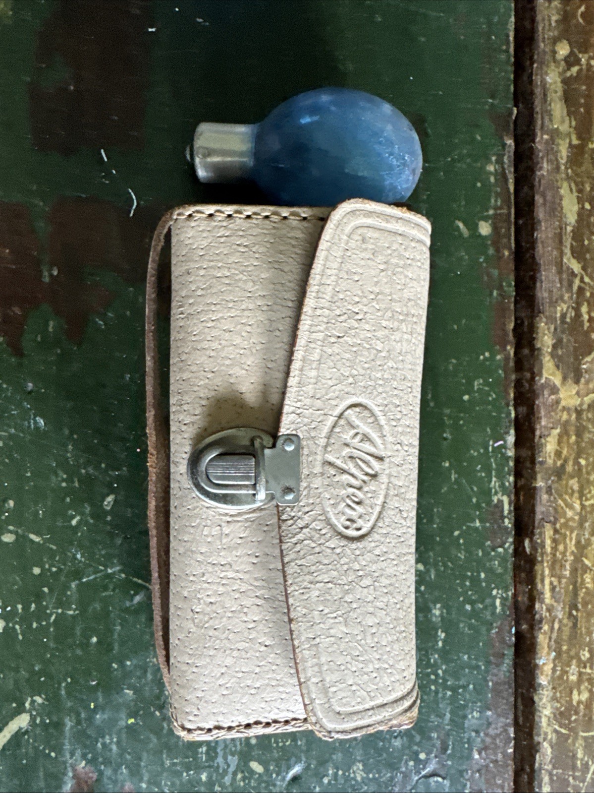 1950’s Alpex Flash Reflector with Case and Bulb Made in Japan