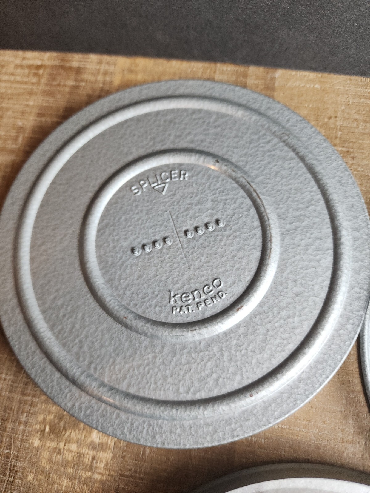 Vintage Metal Kenco Splicer Reel and Case Burlington Wisconsin