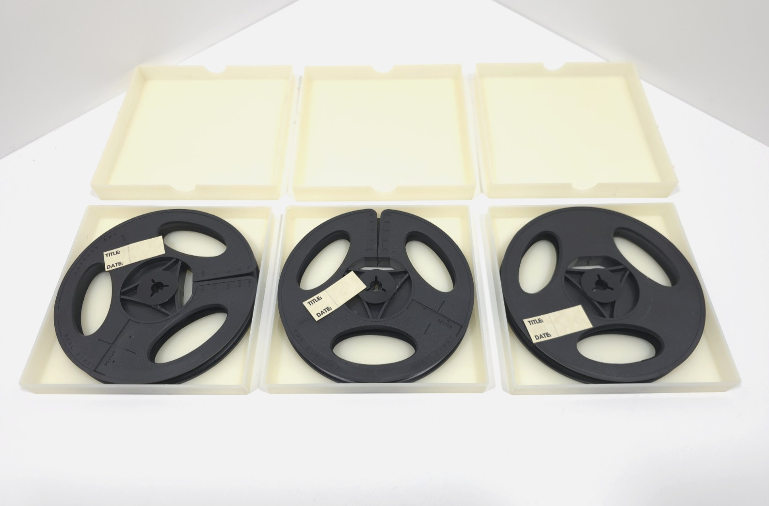 Baia Super 8mm Accessories Lot: Reels, Cases, Film, Splicer, Tapes, Storage Box