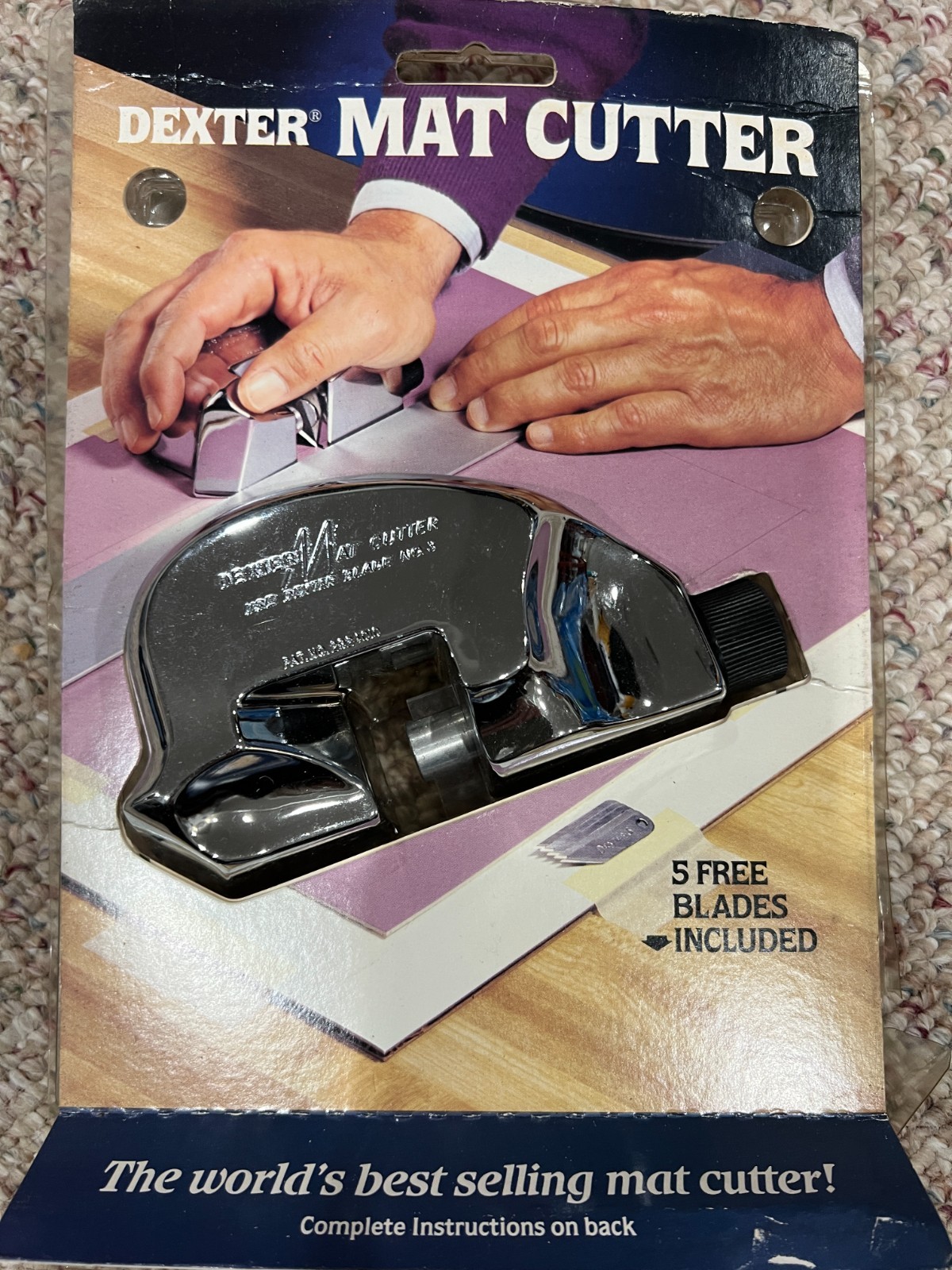 Vintage Dexter Mat Cutter No. 3 – Original Packaging – No Blades