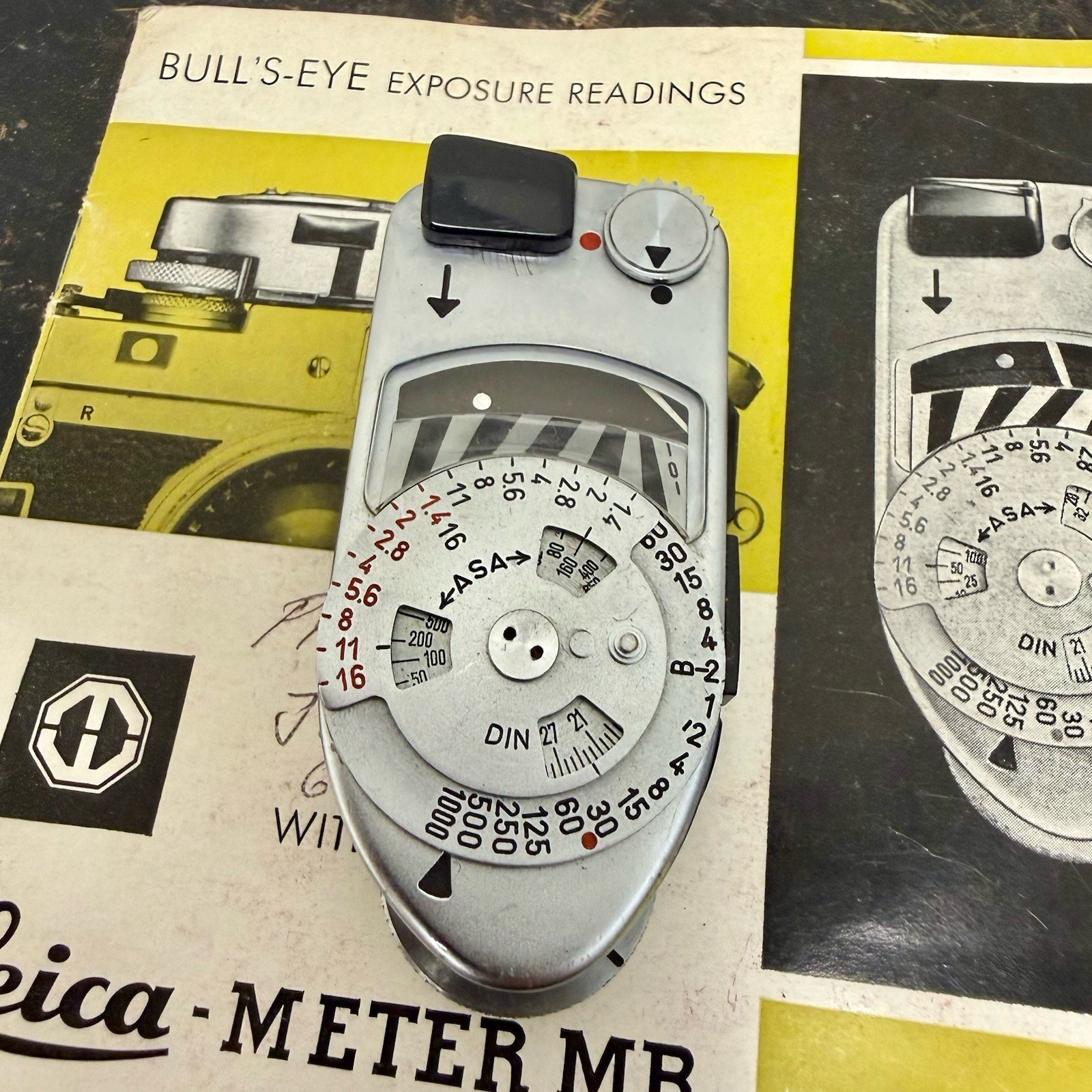 Vintage 1960s Leitz Leica Leicameter MR MR-4 Chrome W Manual