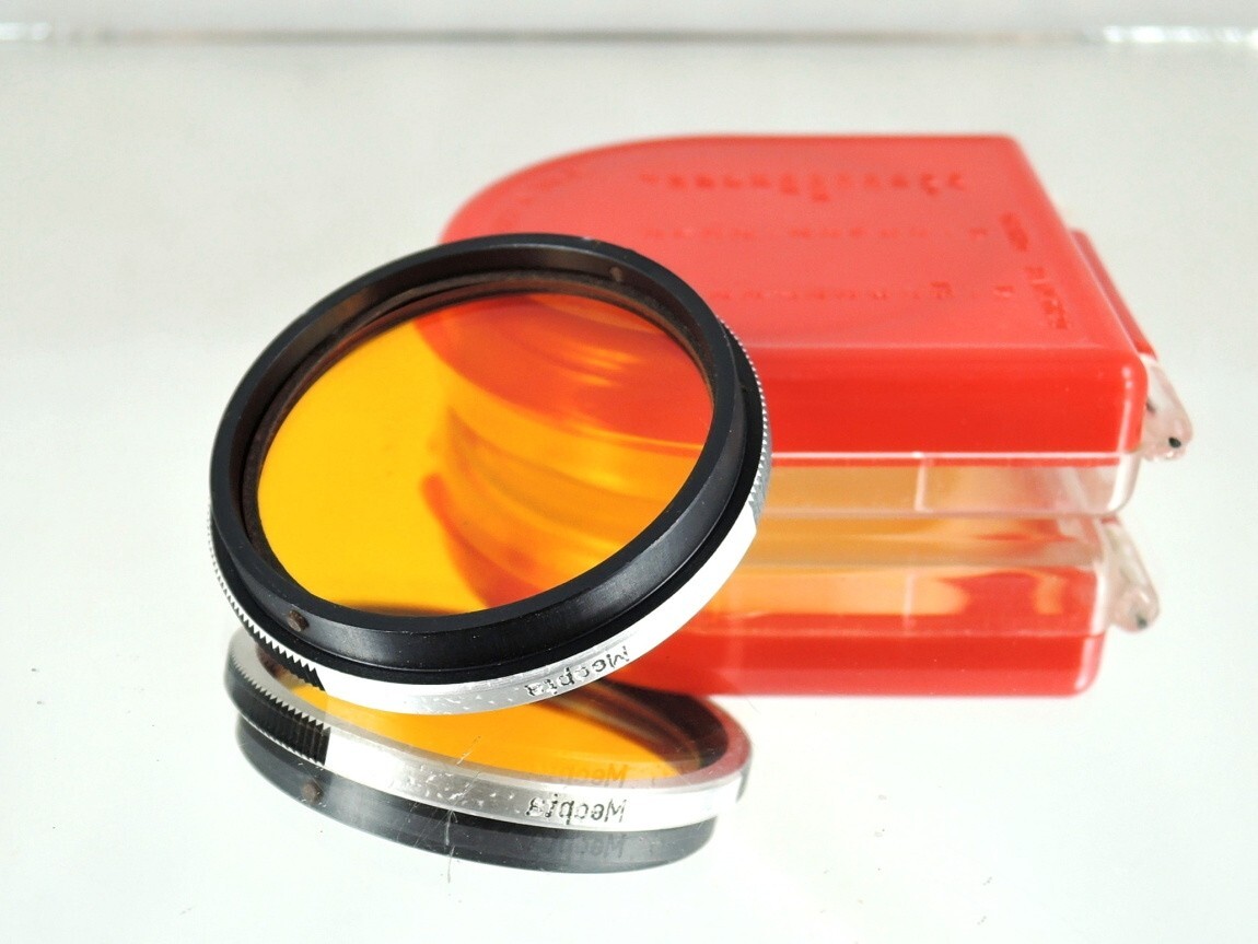 Flexaret G3 B36 Orange Filter MEOPTA Genuine Accessories Bayonet Good Glass