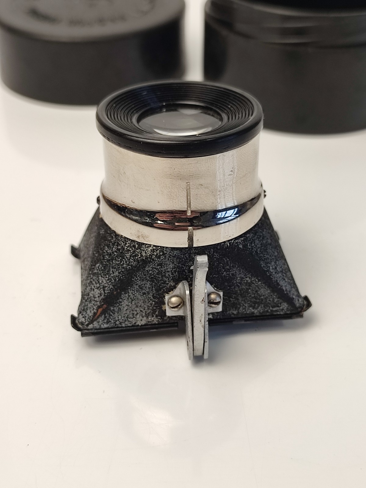 Film Viewing Loupe 5X Magnifier for 35mm Film Slides Negatives Vintage Soviet