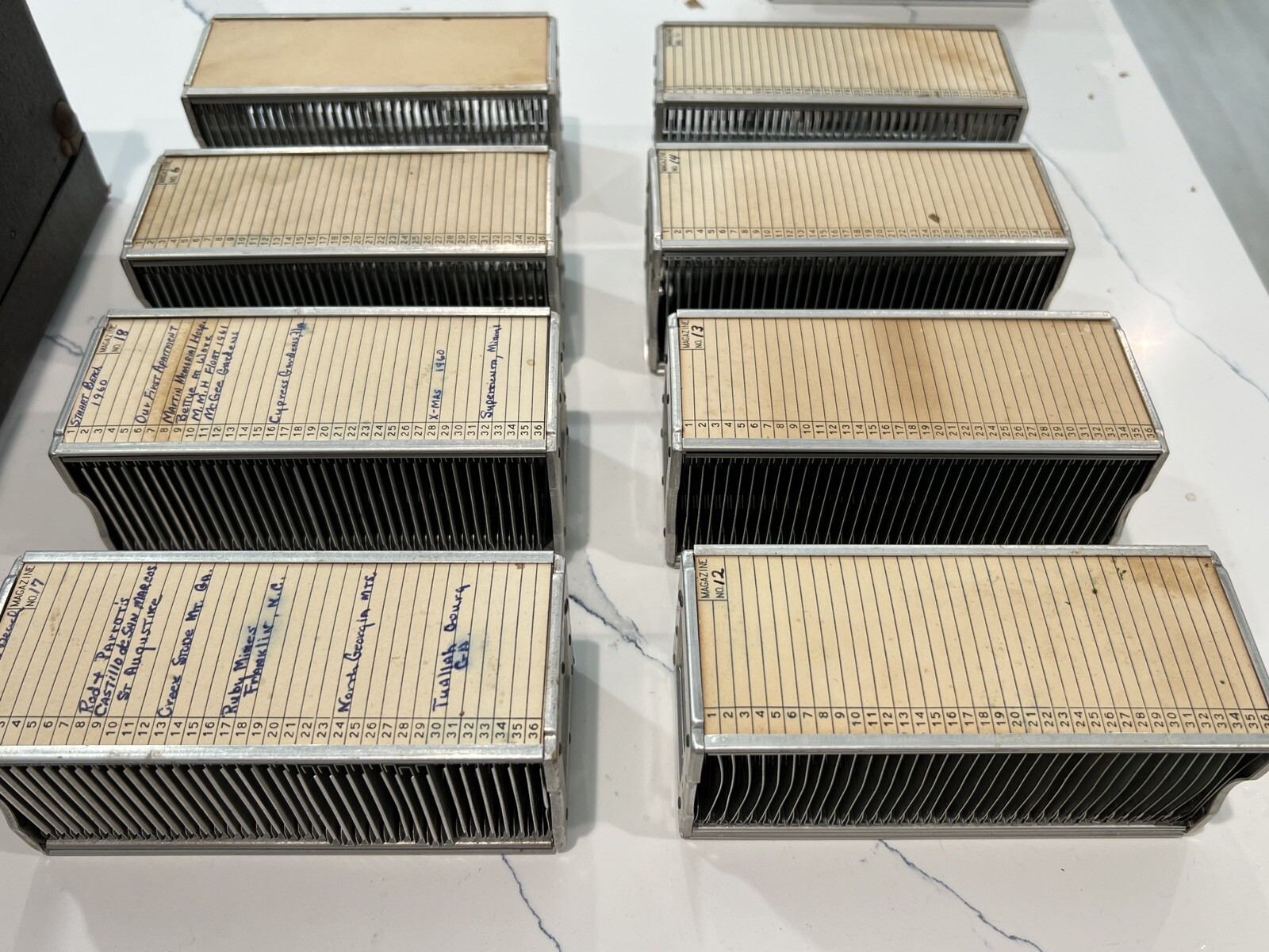 VTG Barnett & Jaffe Baja Portable Slide Storage Case 16 Argus/Airequipt Magazine