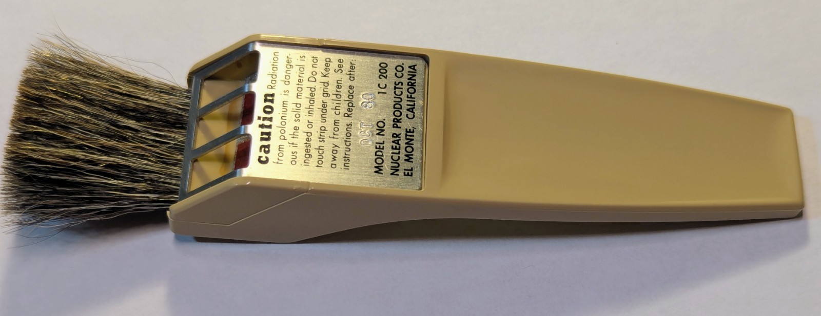 VINTAGE 1970’s Staticmaster 1C200 BRUSH CLEANS PHOTOGRAPHY FILM, LENSES, RECORDS