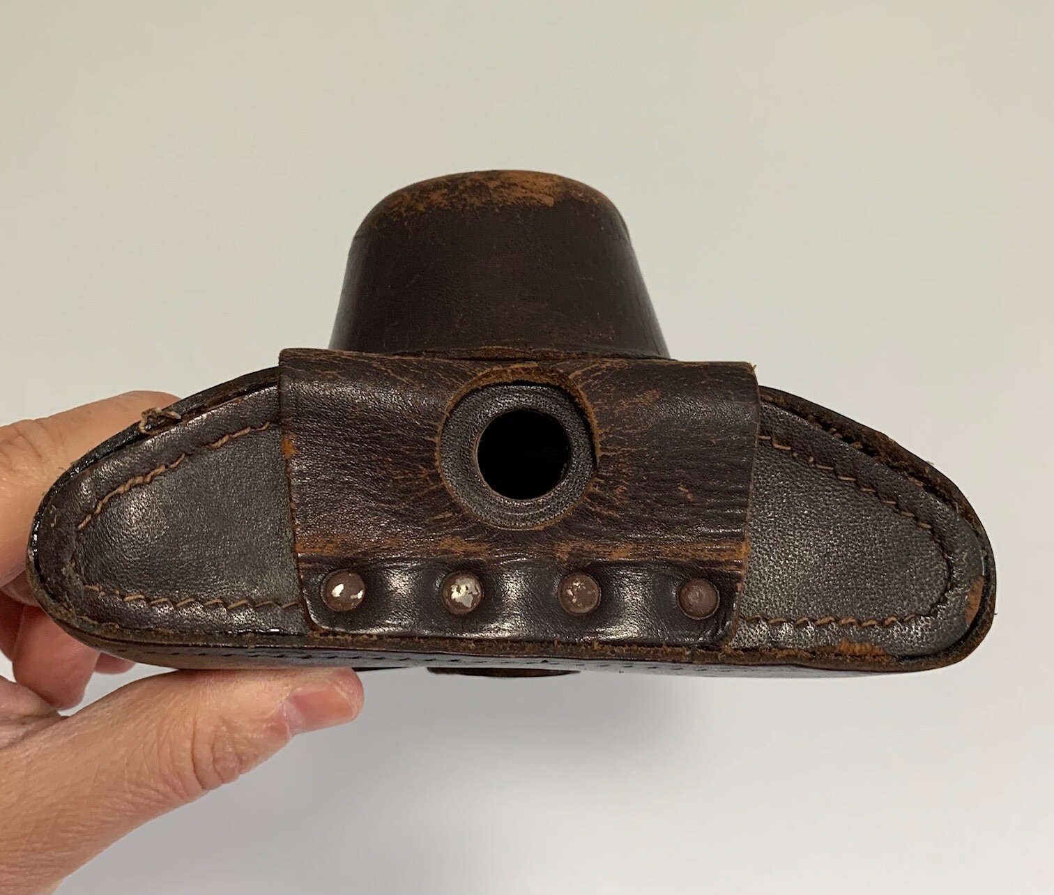 Vintage Exakta II Brown Leather Zeiss Ikon German Camera Case