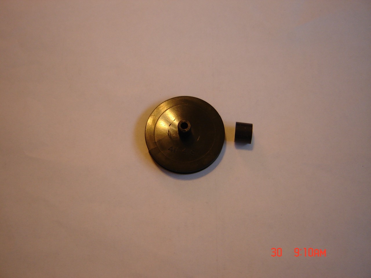 GAF Projector Black Pully & small Tire, 8mm GAF GAF # 411-419 Pully, & 1 Tire