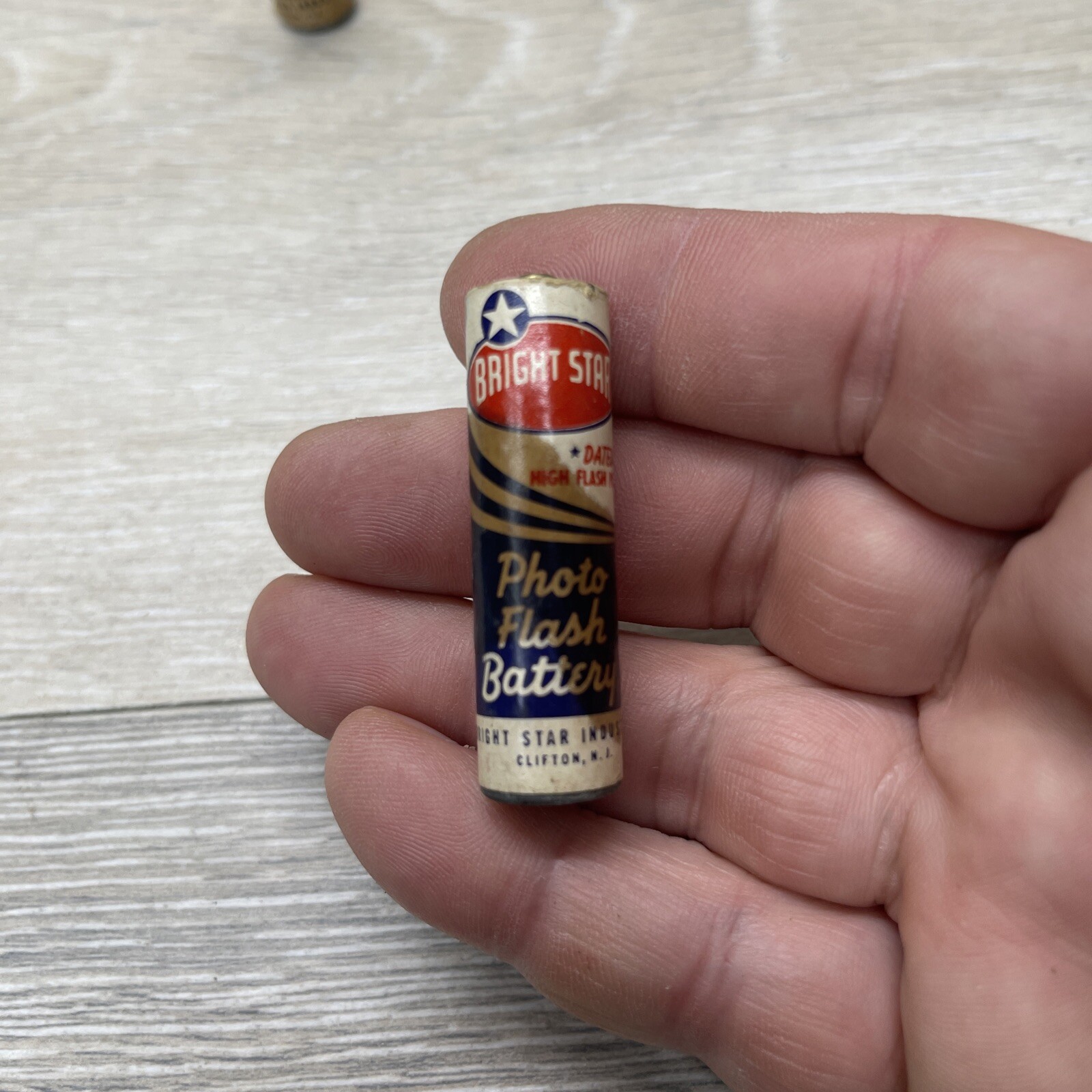 1960 Vintage 1.5v Bright Star Batteries (2)