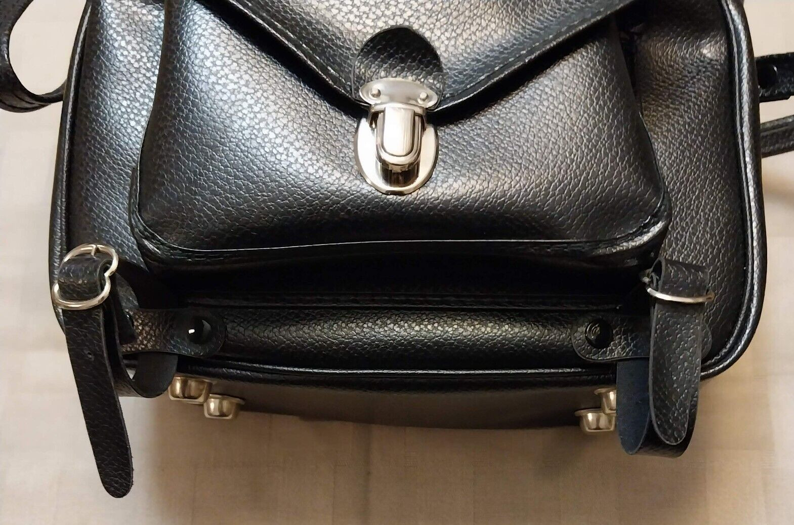 Vintage Camera Bag Case Black. Made in Japan