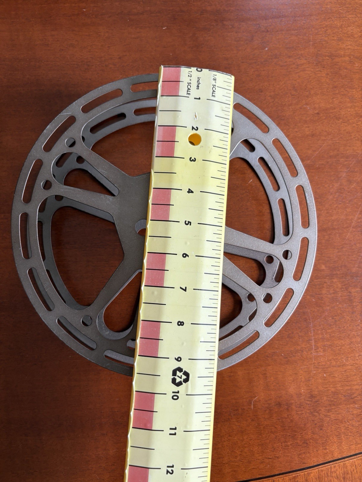 2 Metal Film Reels Home Cinema Equipment/ Home Decor 1st 13.5“ X 2“ & 2nd 9”X2”