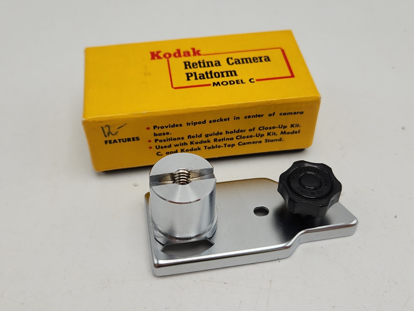 Kodak Retina Camera Platform Model C in Box for Retina C Cameras