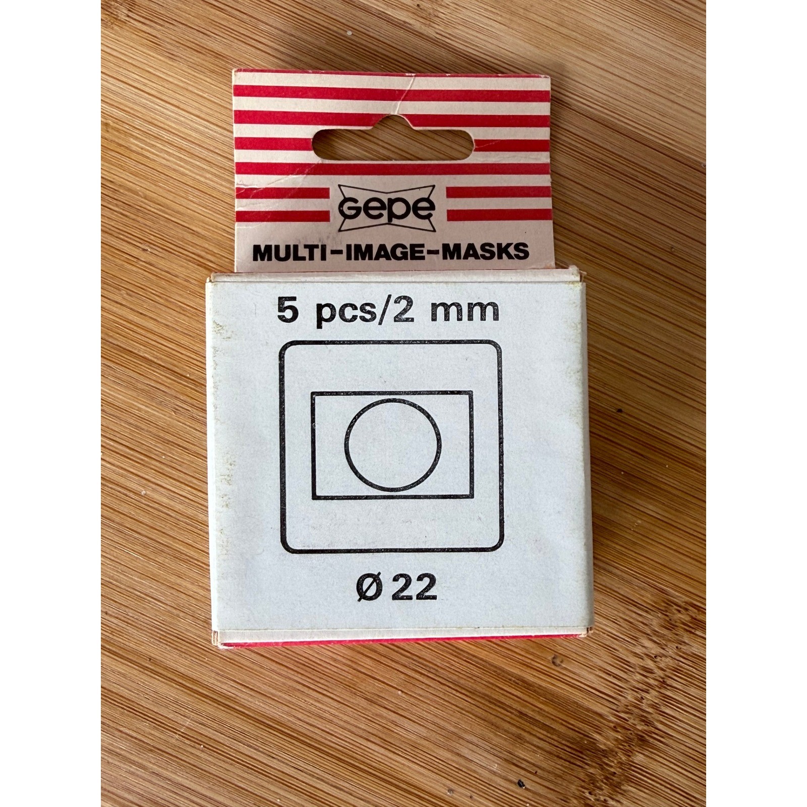 Vintage Gepe Ø22 Multi Image Masks 35mm Slide Mount Masks Art 6924 Partial Set