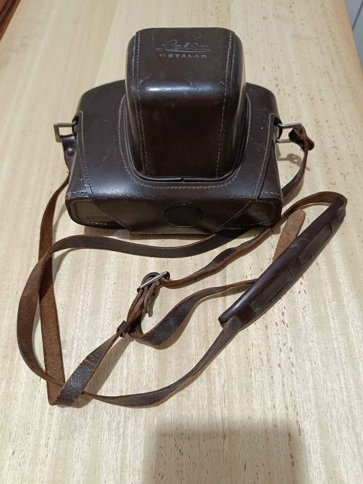 Vintage Brown Leather Leica Leitz Wetzlar Camera Case for Leicaflex SL/SL2 – Mod