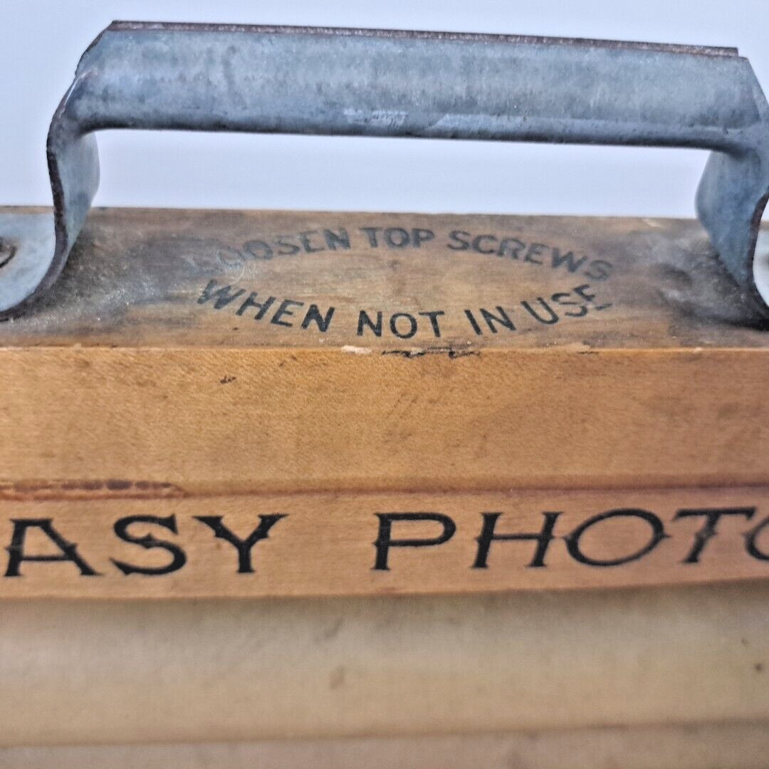Antique Anchor Brand Easy Photo Wringer 316 Hand-crank Primitive Lovell Erie PA