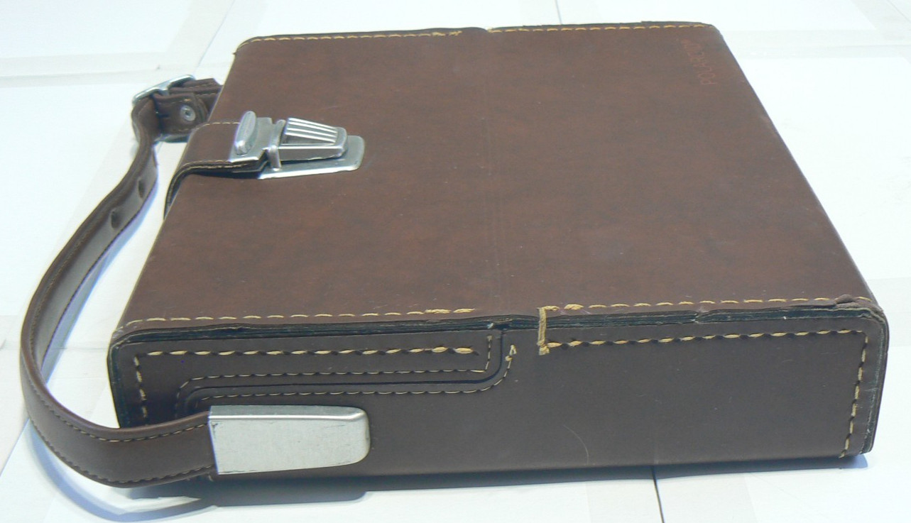 Polaroid Leather Compartment Case for Folding SX-70 Tan Camera & Accessories Z