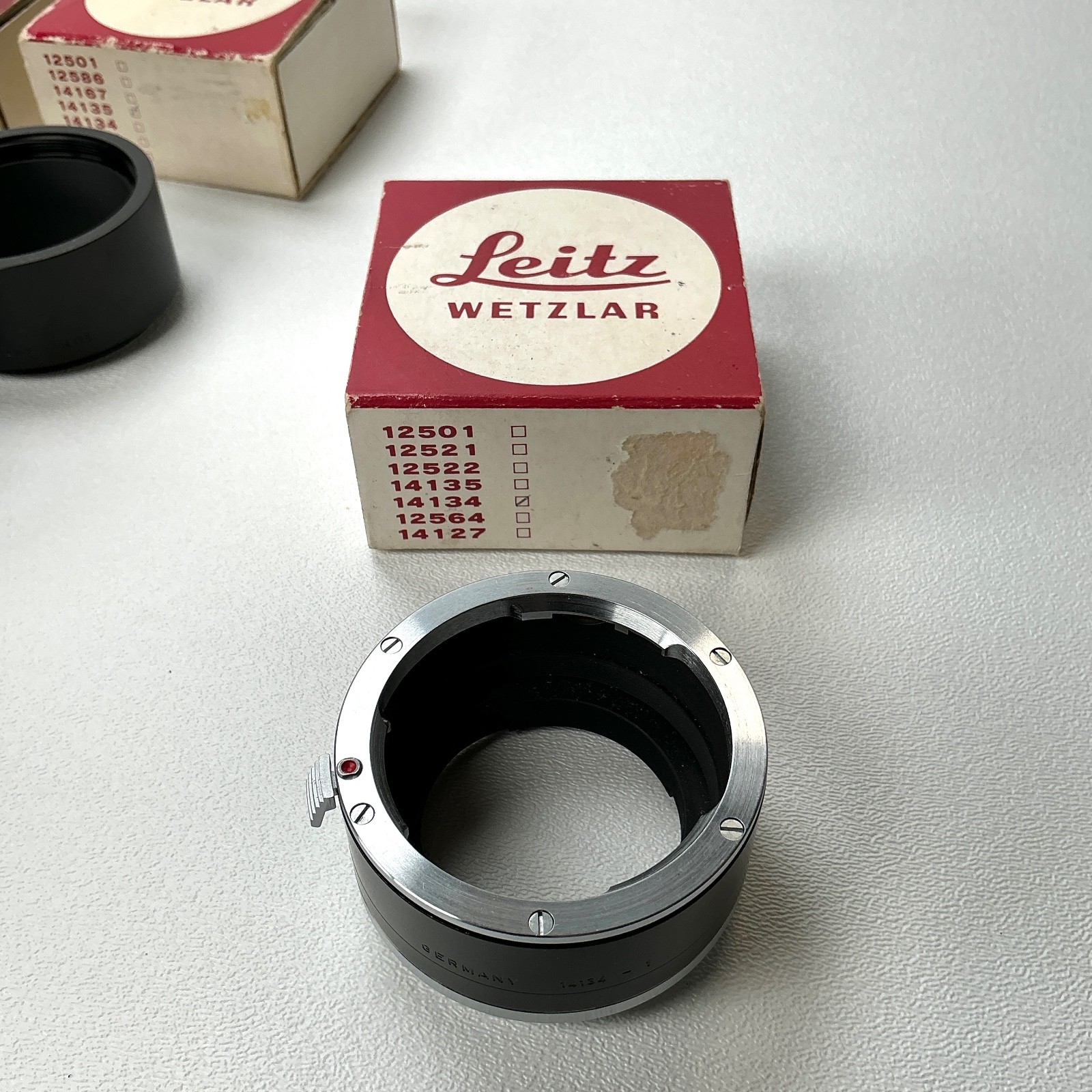 Leitz Wetzlar Extension Tube Set 14134 14135 14158 Vintage Leica Lens Equipment