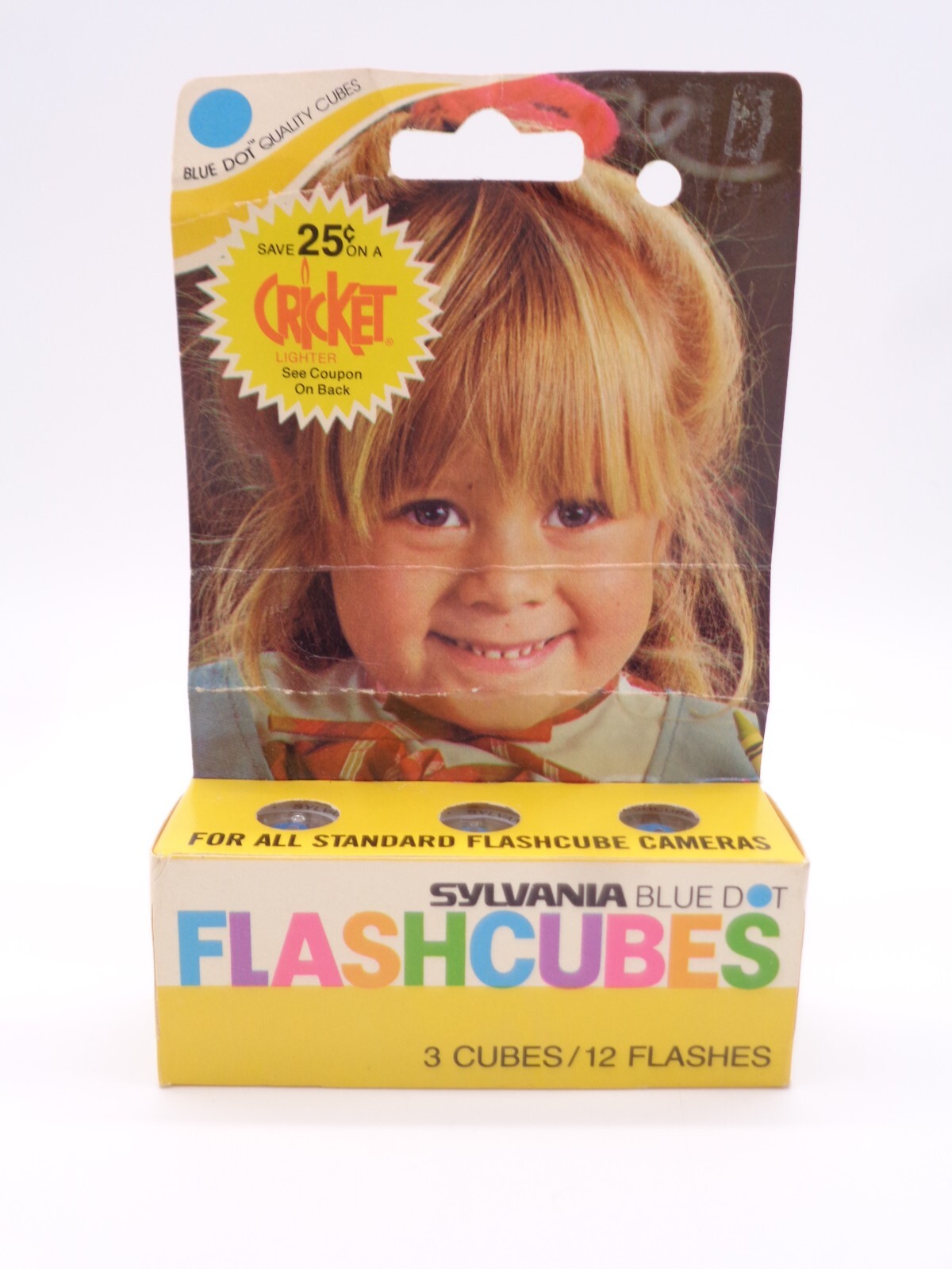 NOS Sylvania Blue Dot Flashcubes (3 Cubes/12 Flashes)