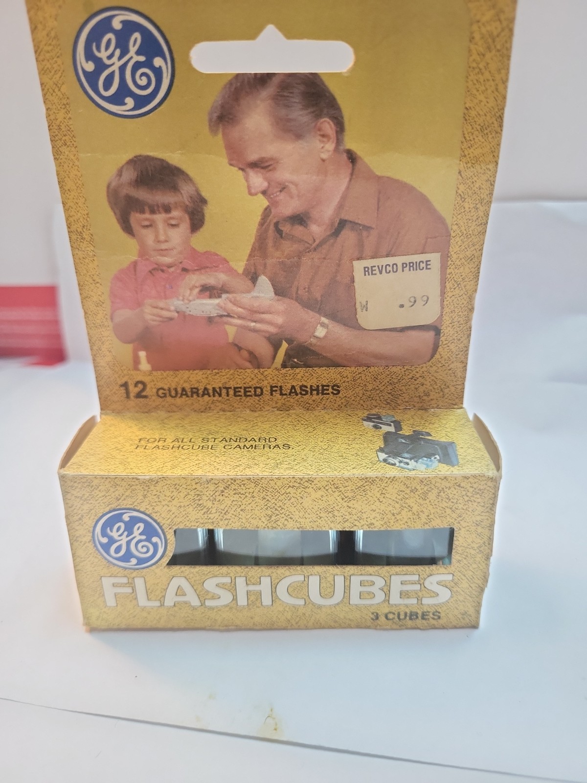 Vintage GE Flashcubes – Set Of 3 Cubes New in Orig Box!