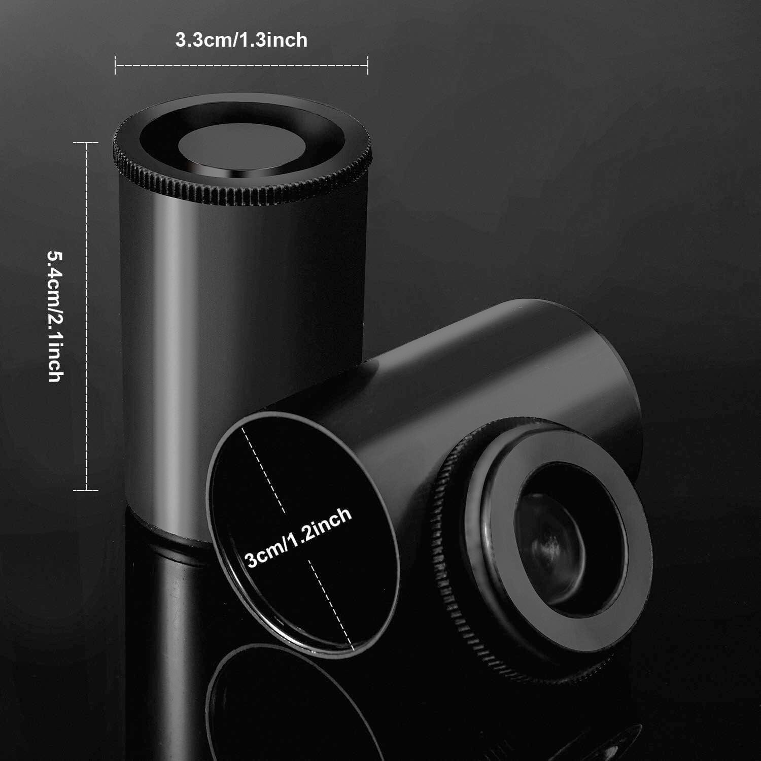 25 Pcs Film Canisters with Caps for Storage of Film Small Accessories & more