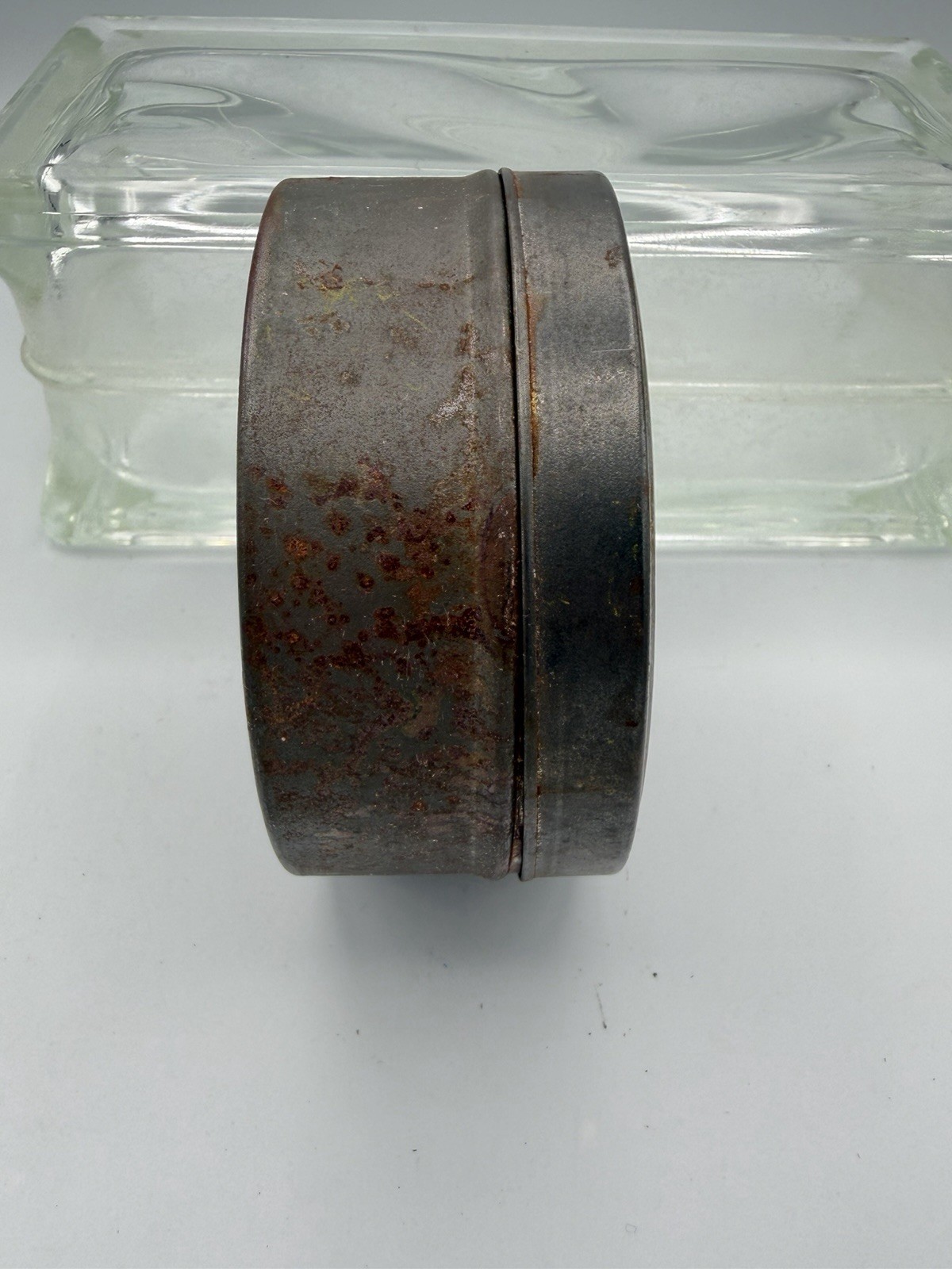 Vtg Eastman Kodak Metal Film Canister Embossed Photography Tin