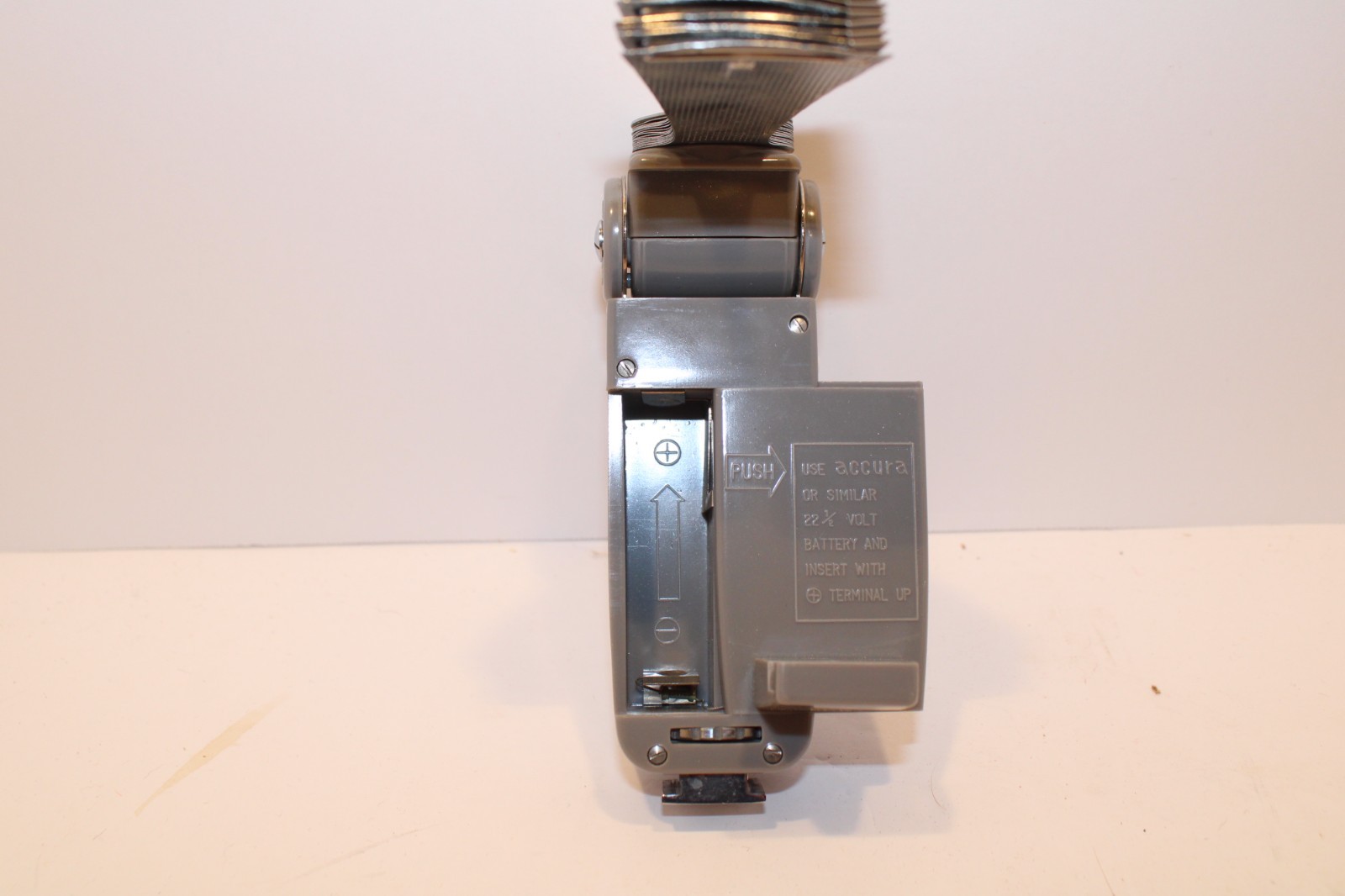 Vintage Accura Bounce Master Pocket Fan Flash Camera Photography Japan UNTESTED