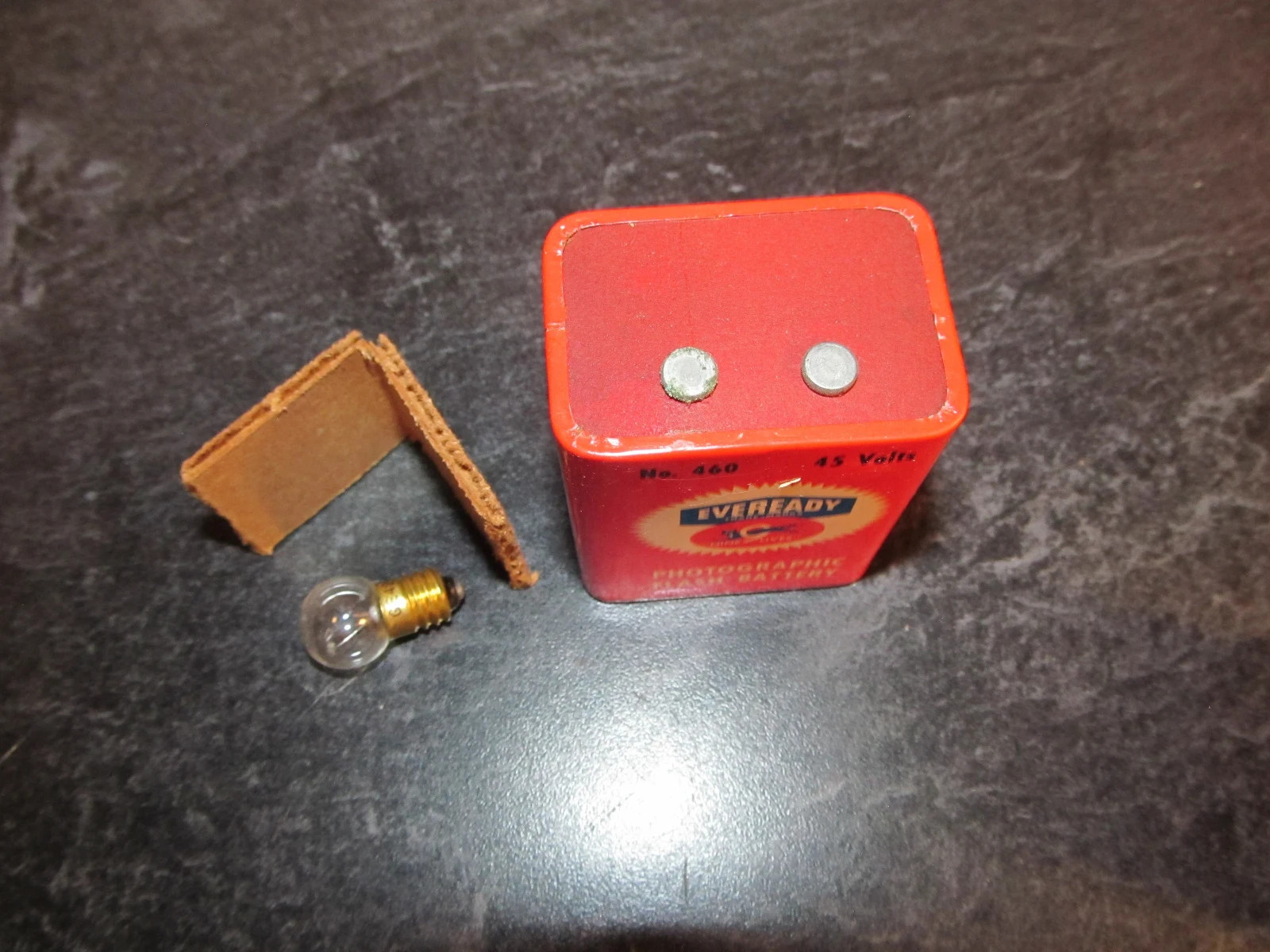 Vintage Eveready Photoflash Kit Battery Bulb for Wink-Light Sylvania Flashbulbs