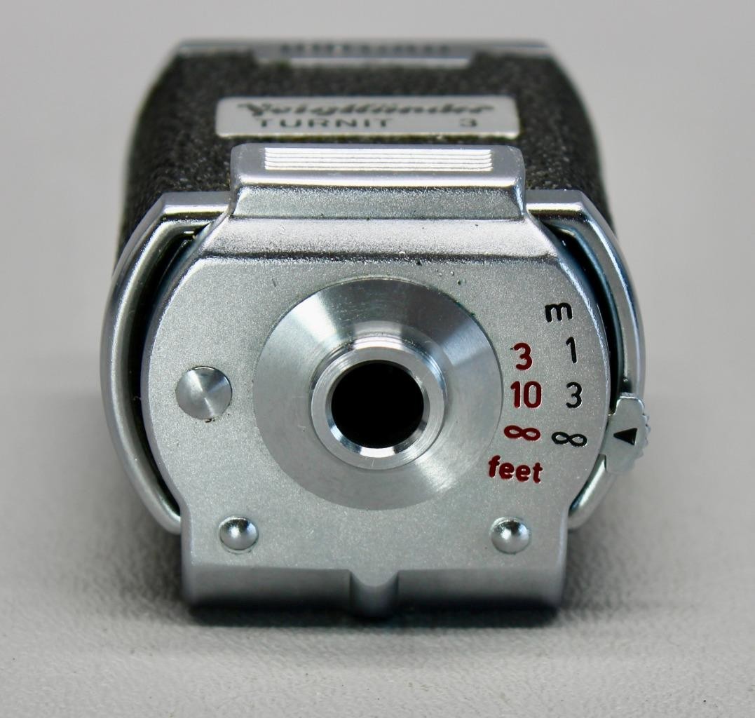 NICE VOIGTLANDER TURNIT 3 VIEWFINDER 35/50/100 MM w/ORIGINAL LEATHER CASE
