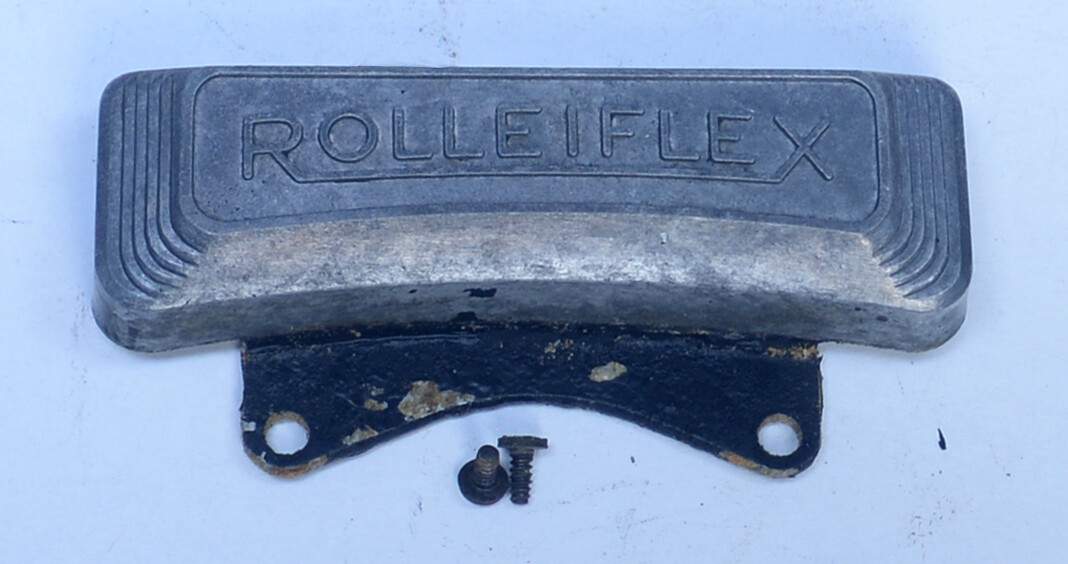Rolleiflex model X Logo Sign Plate Screws Vintage TLR Film Camera Parts Germany