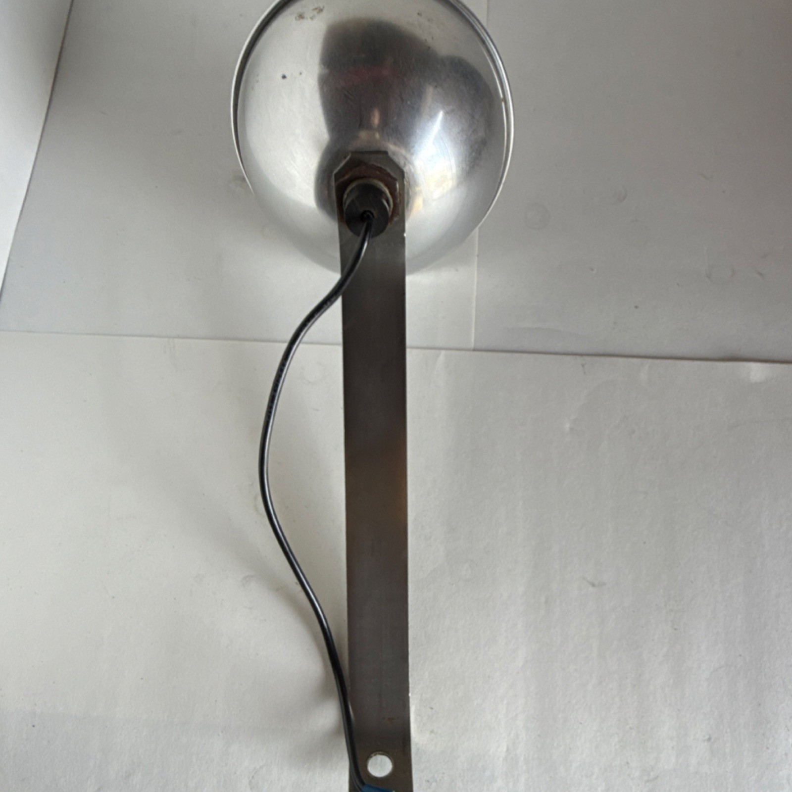 Vintage Metal Flash Reflector with Mounting Bracket and Wire