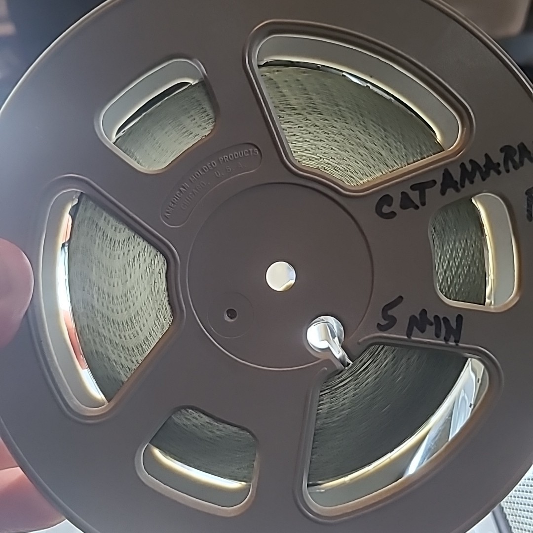 Vintage 16MM Film Shipping Case With Movie Reel Plus Extras.