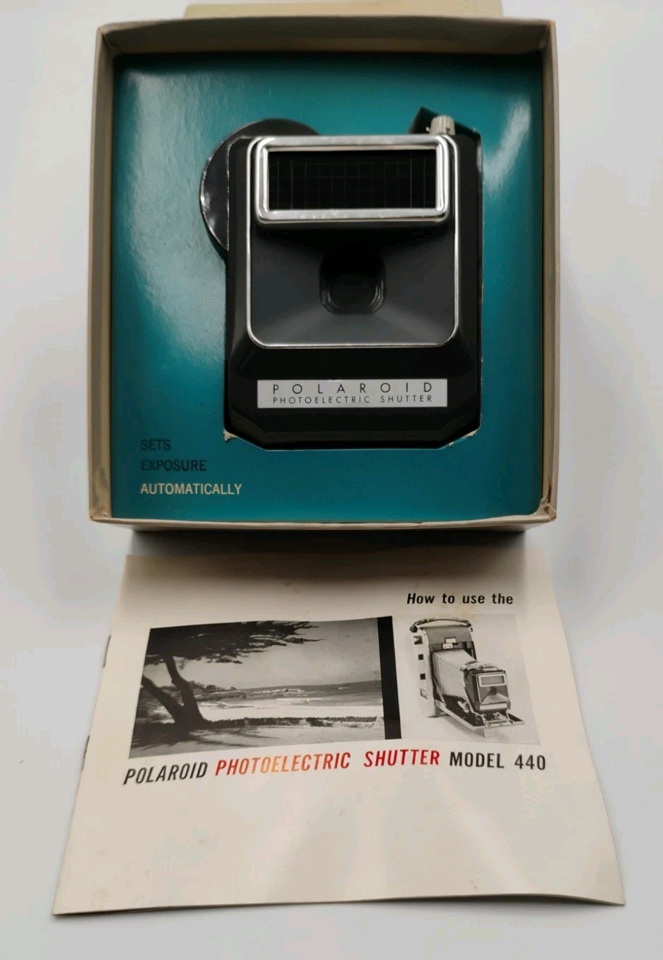 Vintage Polaroid Photoelectric Shutter #440A w/Original Box – Un-Tested