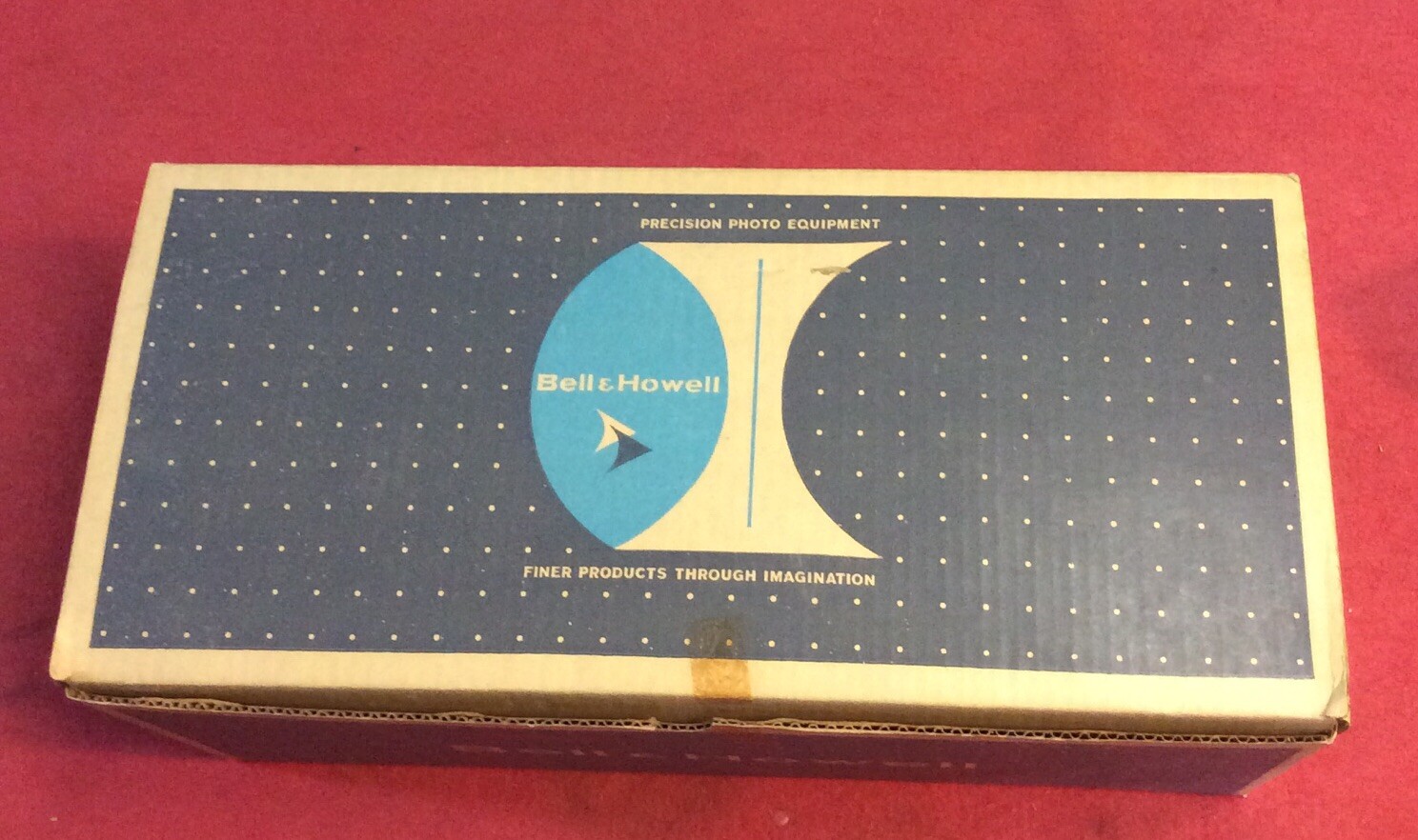 VTG Bell & Howell Flood Lamp Light Bar & Bulbs in Original Box Indoor Movies